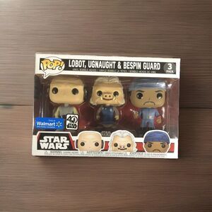 Funko Pop Star Wars Lobot Ugnaught Bespin Guard 3-Pack Walmart 40th Anniversary
